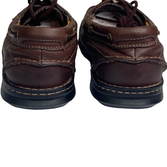 Men’s Dockers Stain Defender Lace Up Chocolate Brown Oxford Size 12 - Picture 6 of 10